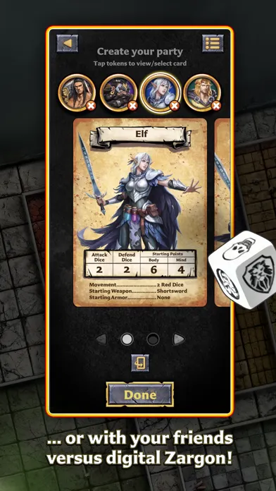 Capturas de pantalla de HeroQuest - Companion App