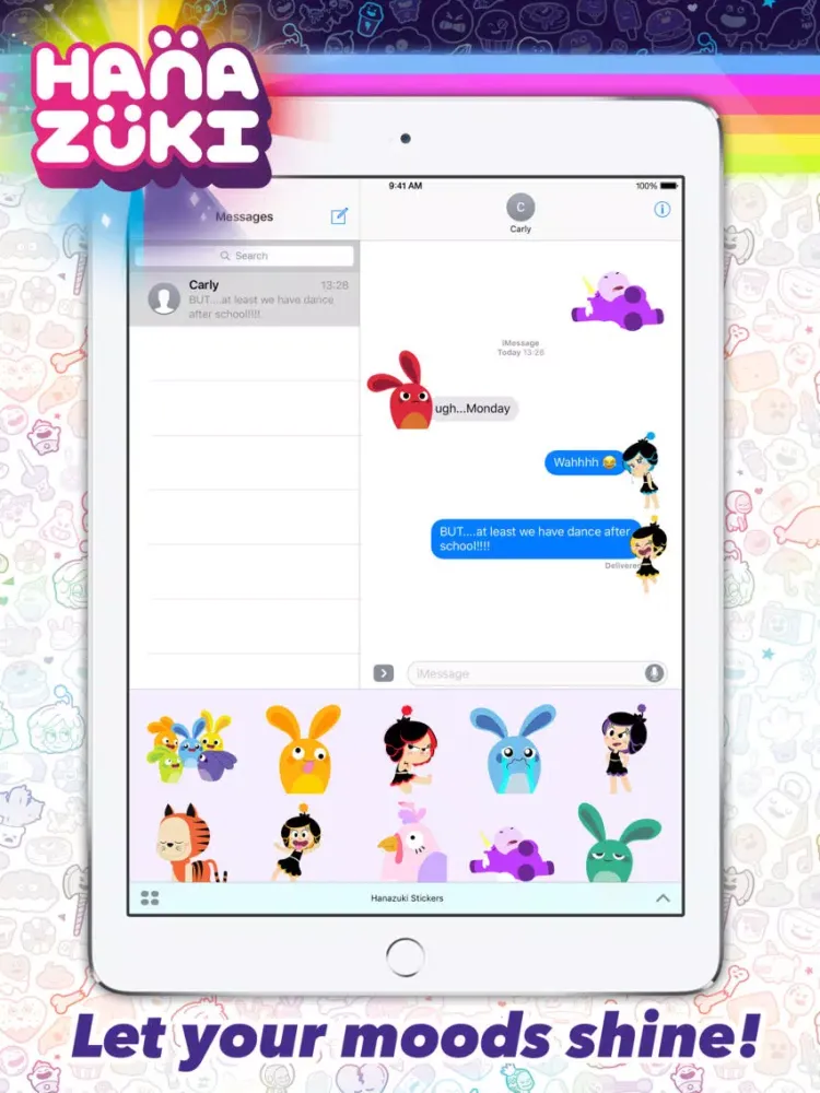 Capturas de tela do Hanazuki Stickers iPad 
