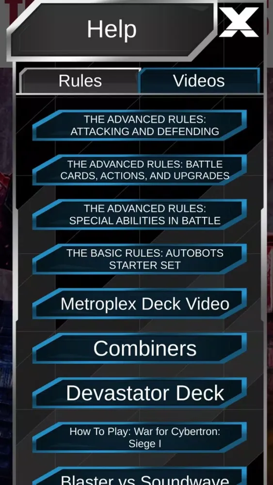 Transformers TCG Companion App স্ক্রিনশট