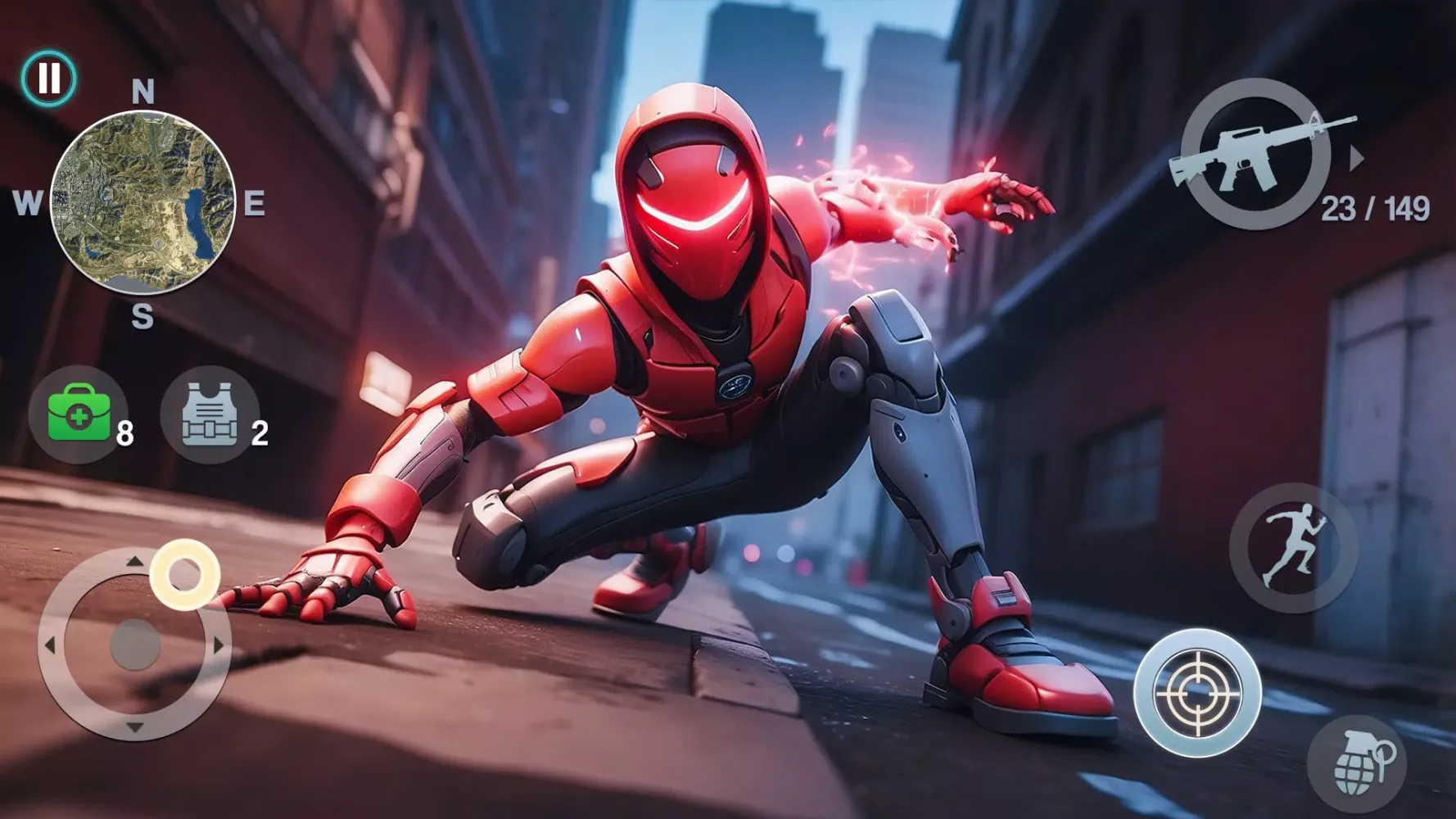 Ảnh chụp màn hình của IRON NINJA Robot Adventures