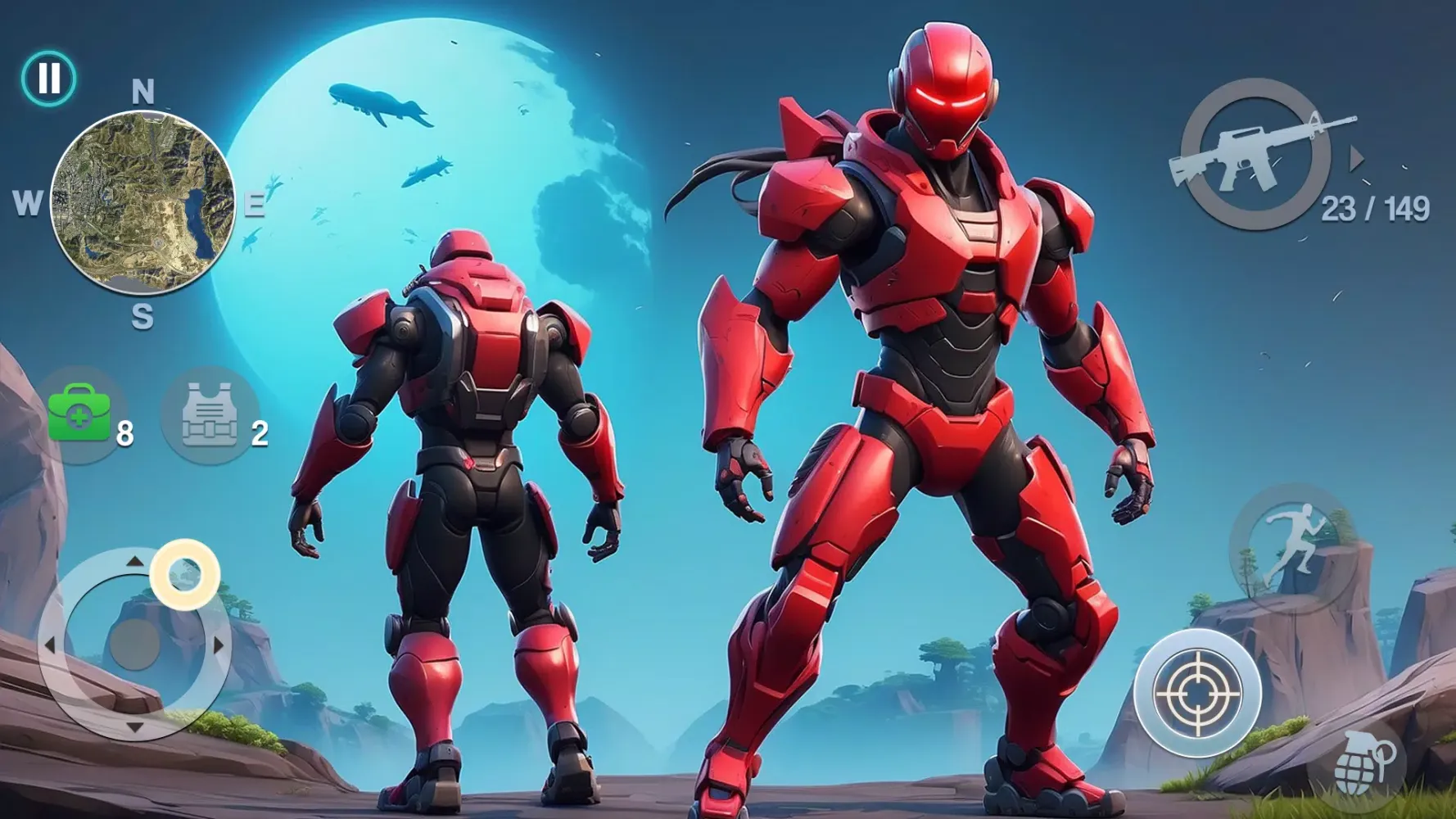 Ảnh chụp màn hình của IRON NINJA Robot Adventures