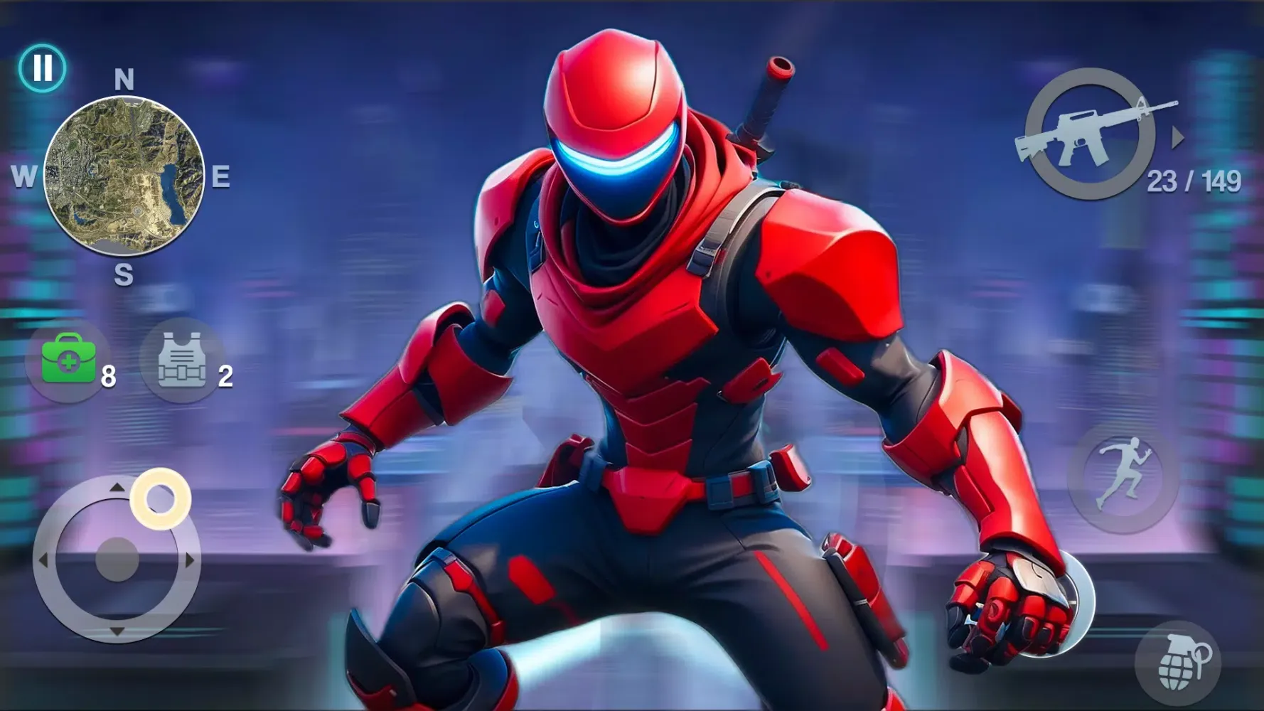 Ảnh chụp màn hình của IRON NINJA Robot Adventures
