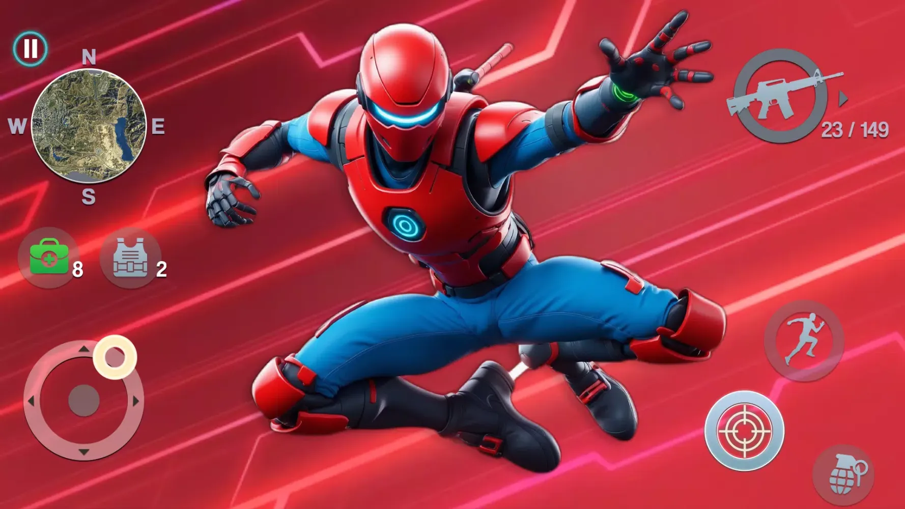 Ảnh chụp màn hình của IRON NINJA Robot Adventures