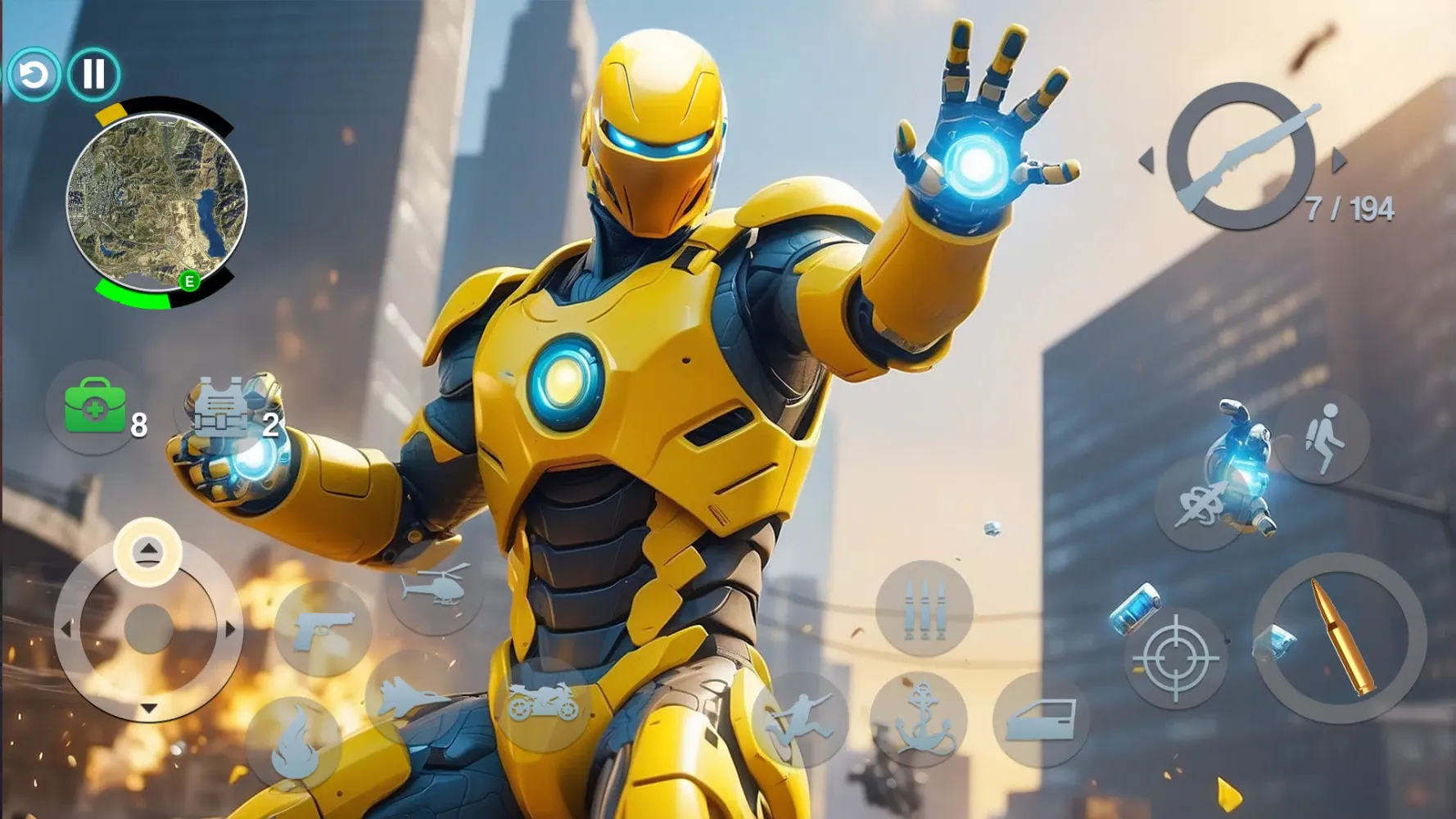Iron Robot Game : Robot Games应用截图