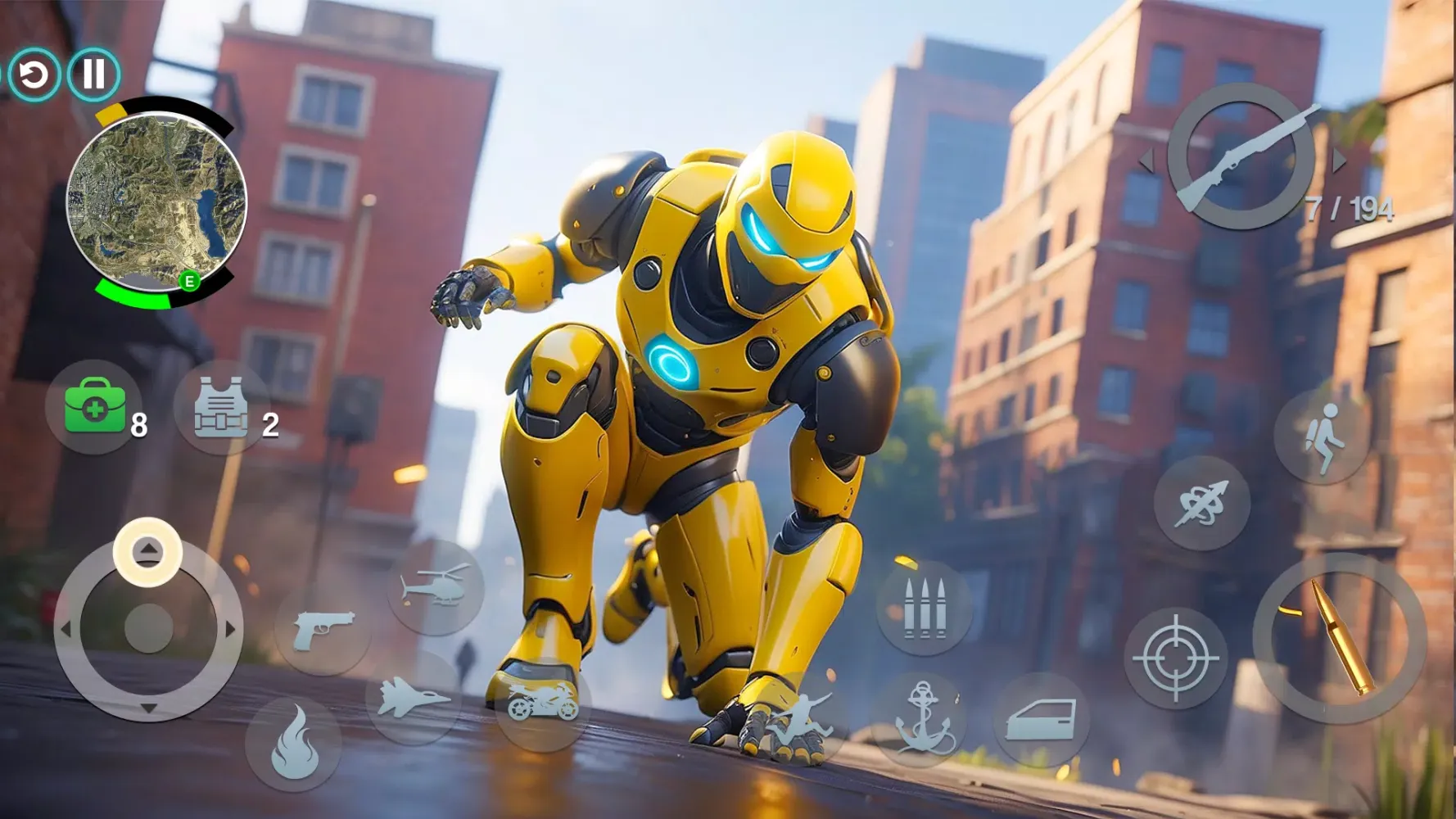 Iron Robot Game : Robot Games应用截图