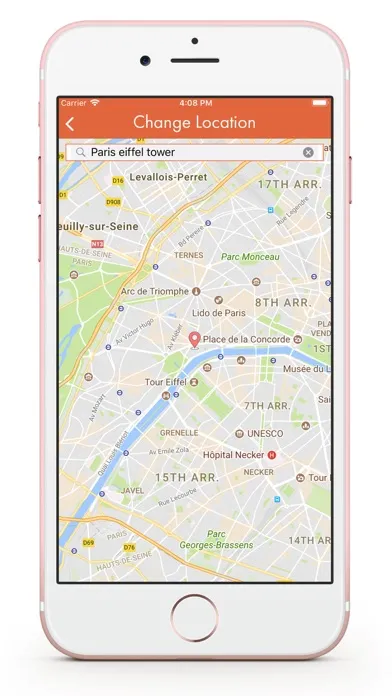 Tangkapan skrin LocationWise