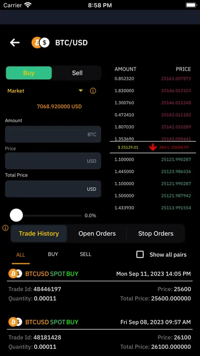 Trading Terminal -Trade Crypto سکرین شاٹس