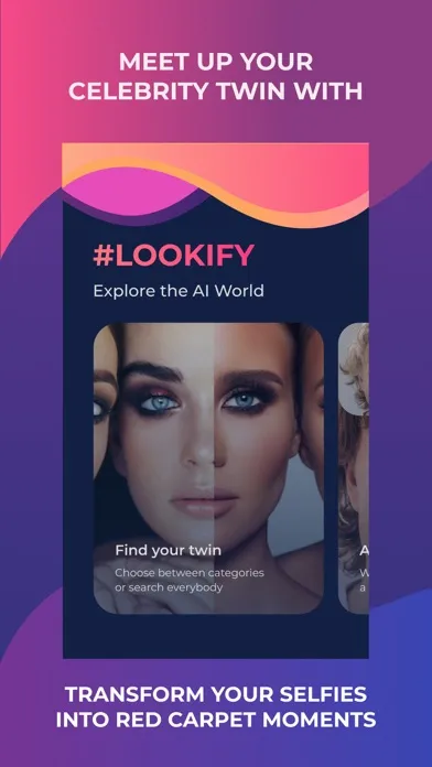 Celebrity Look Alike & AI Art Screenshots