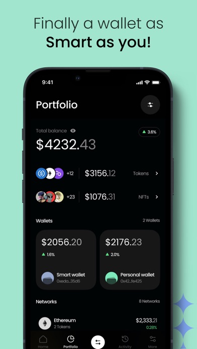 Zrzuty ekranu Obvious Smart Wallet