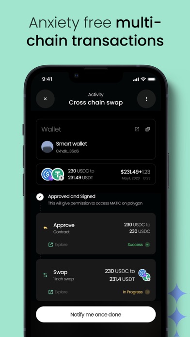 Zrzuty ekranu Obvious Smart Wallet
