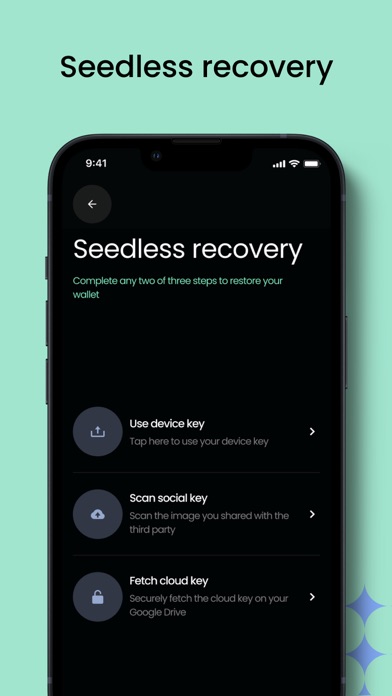 Zrzuty ekranu Obvious Smart Wallet