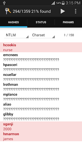 Hash Suite Droid Screenshots