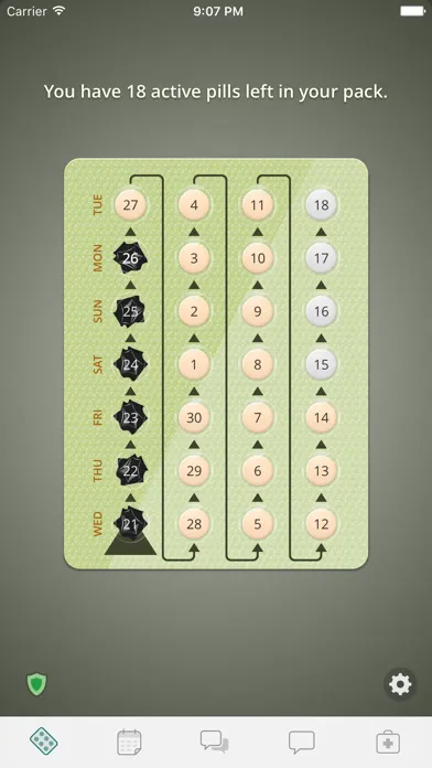 Birth Control Pill Remind سکرین شاٹس