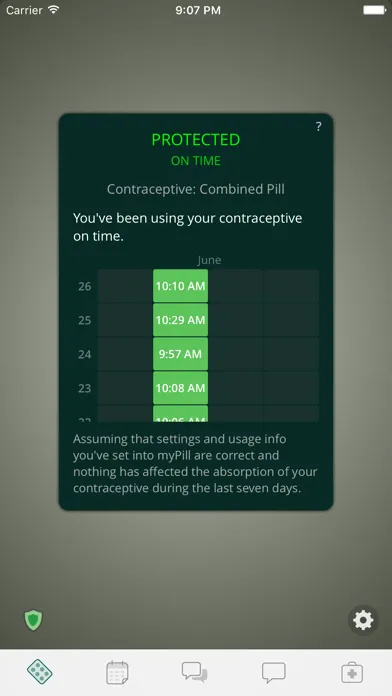 Birth Control Pill Remind سکرین شاٹس