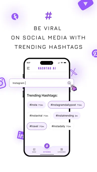 ภาพหน้าจอของ Hashtag Generator - Top Follow