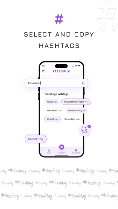 ภาพหน้าจอของ Hashtag Generator - Top Follow