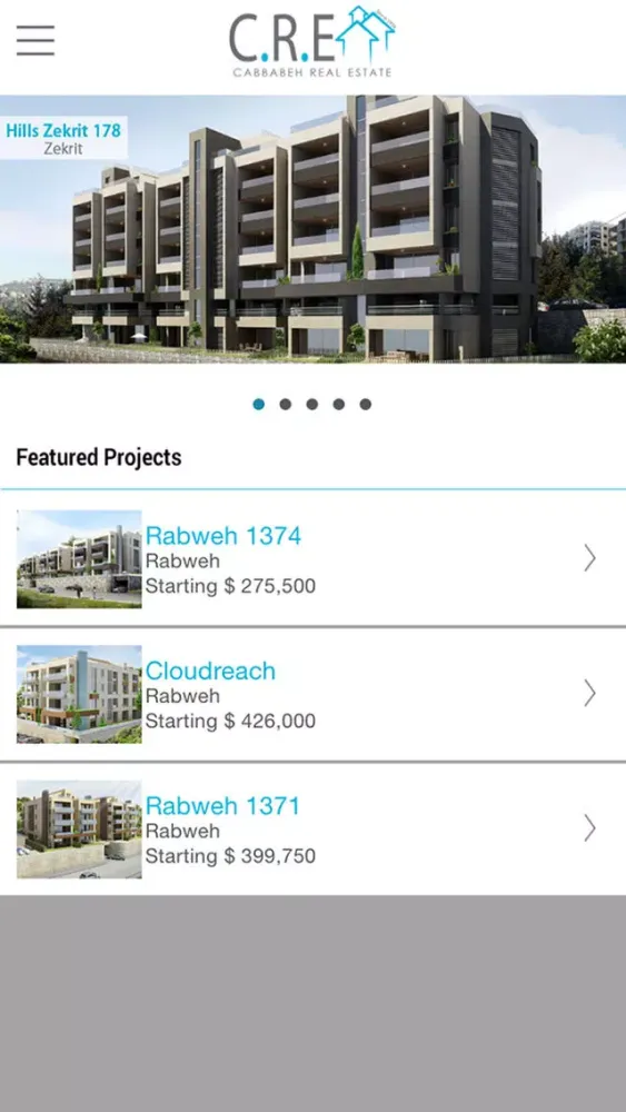 Cabbabeh Real Estate Screenshots