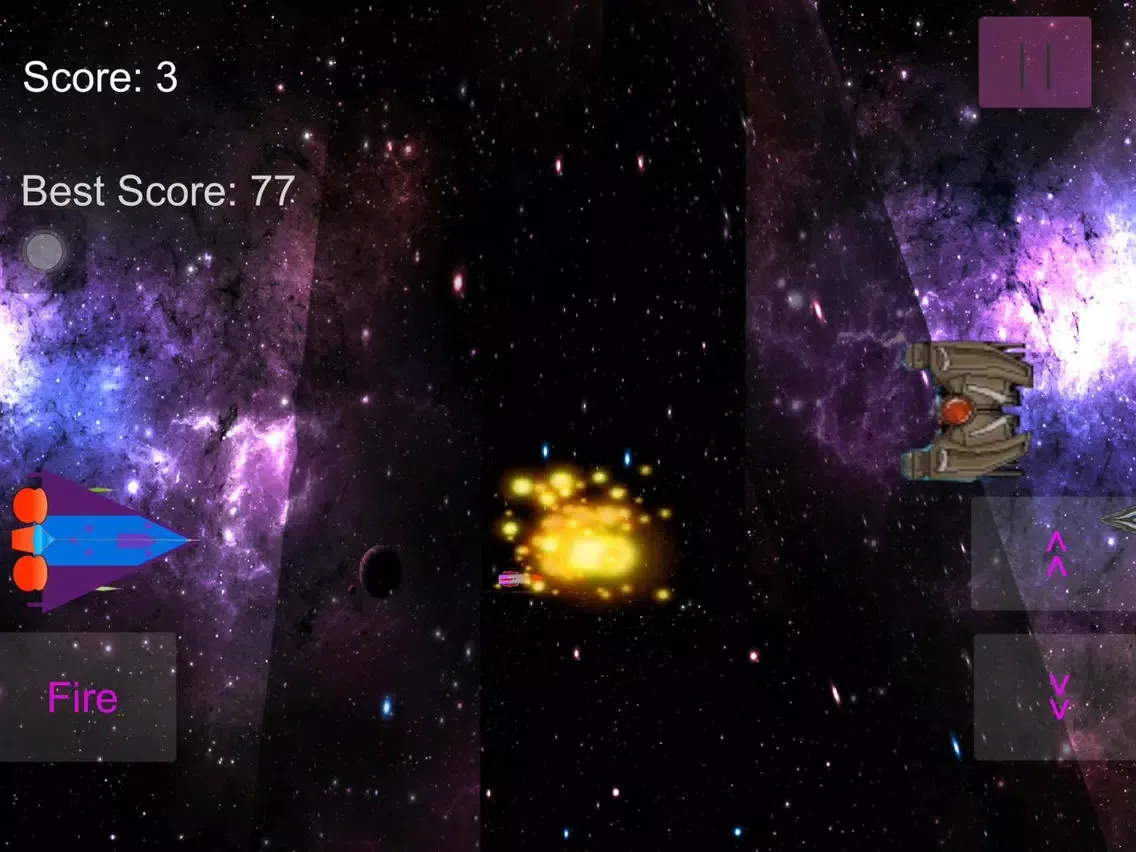 Tangkapan skrin Attack Space iPad 