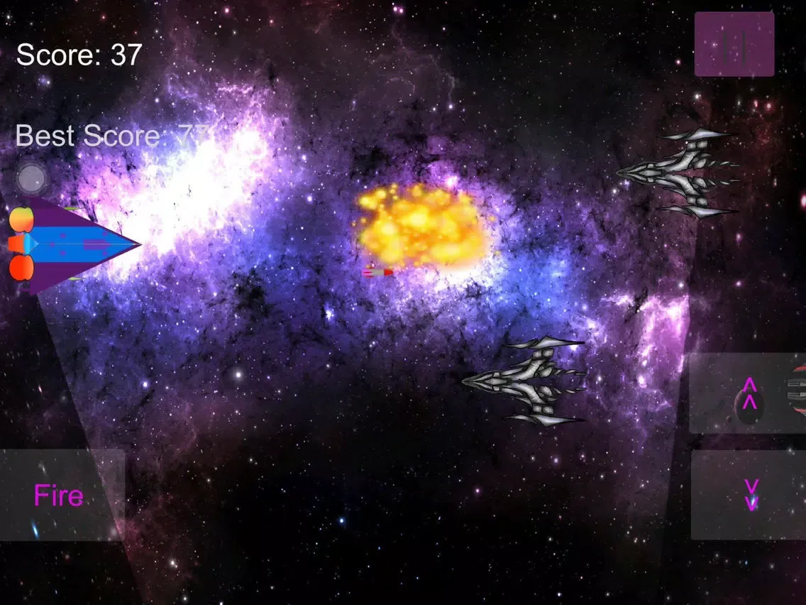 Tangkapan skrin Attack Space iPad 