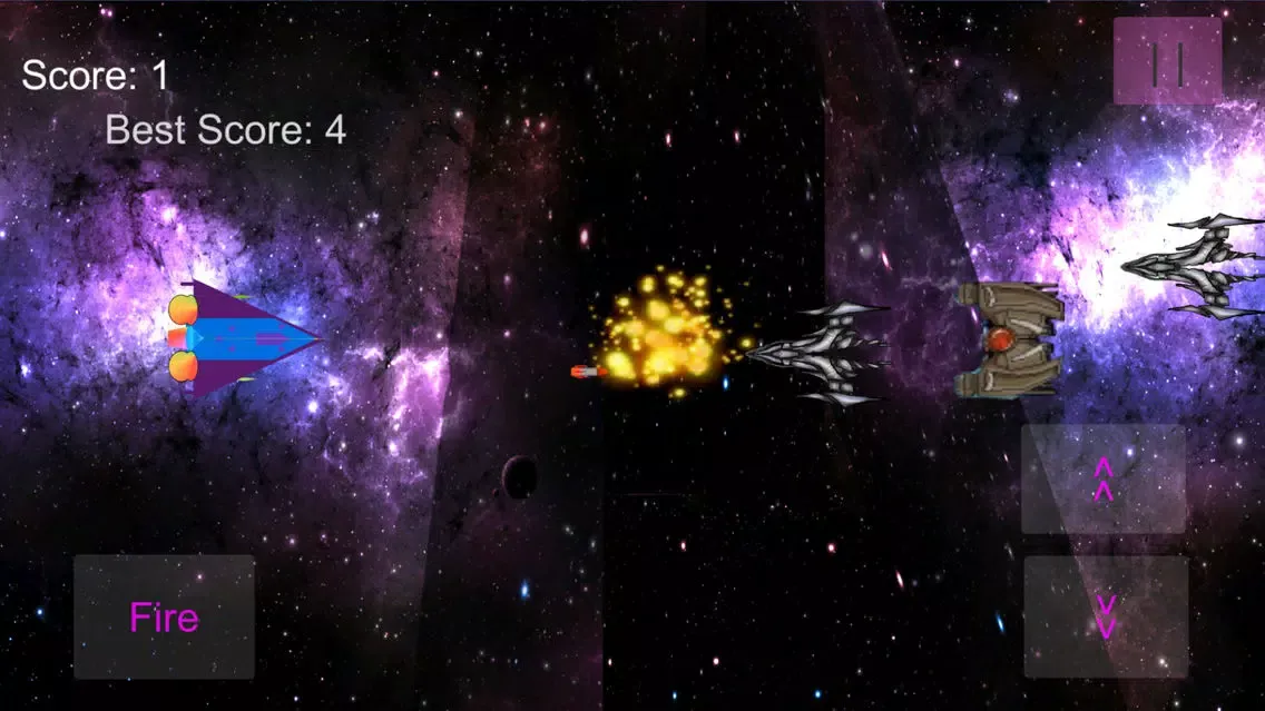 Tangkapan skrin Attack Space