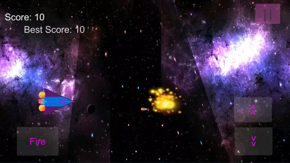 Tangkapan skrin Attack Space