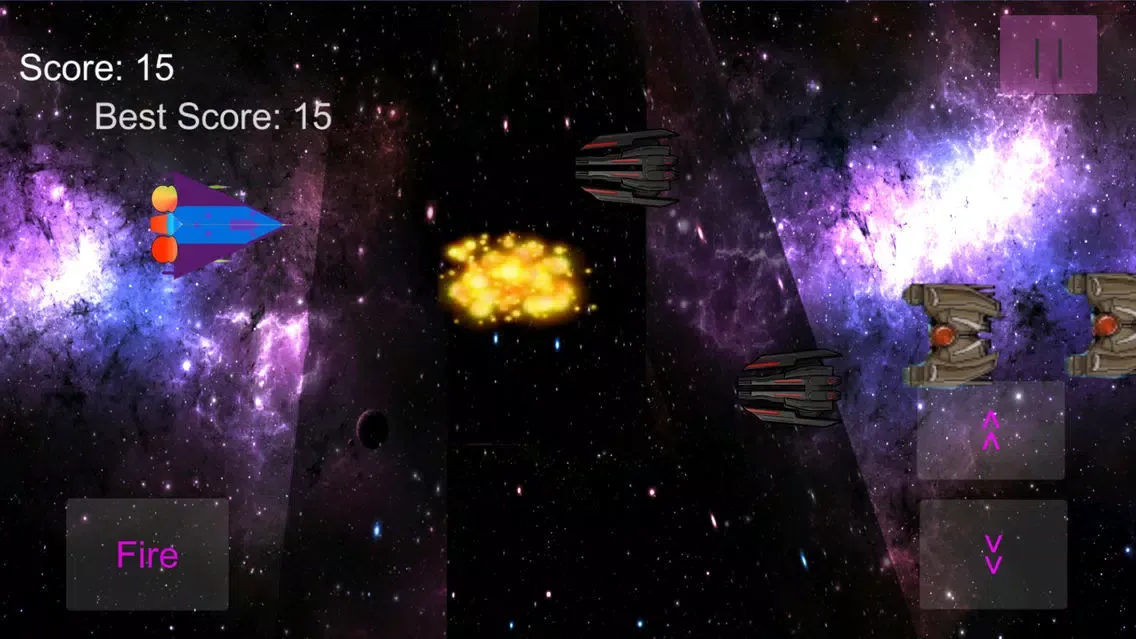 Tangkapan skrin Attack Space