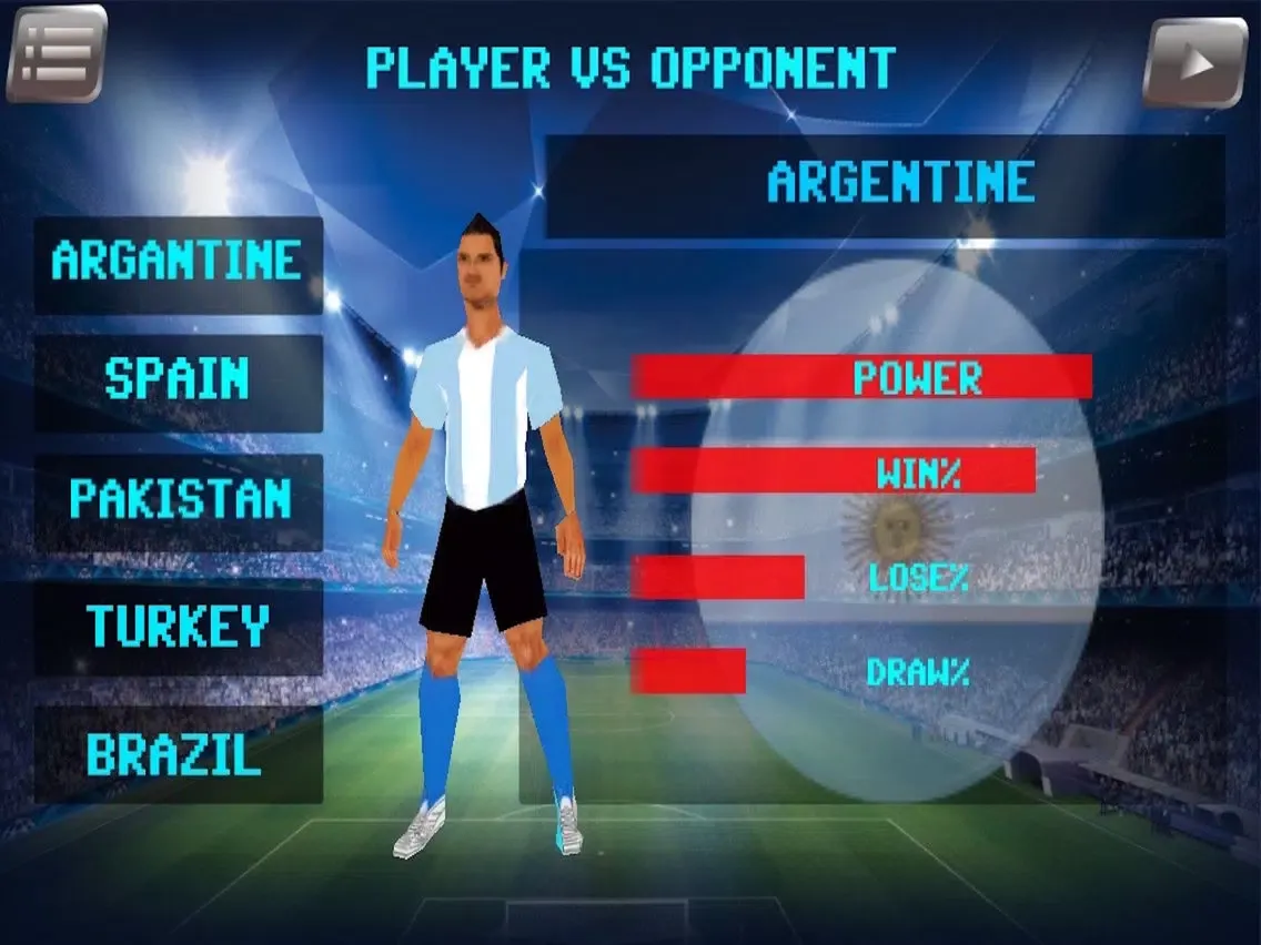 Capturas de pantalla de PRO FOOTBALL soccer league International 3D iPad 