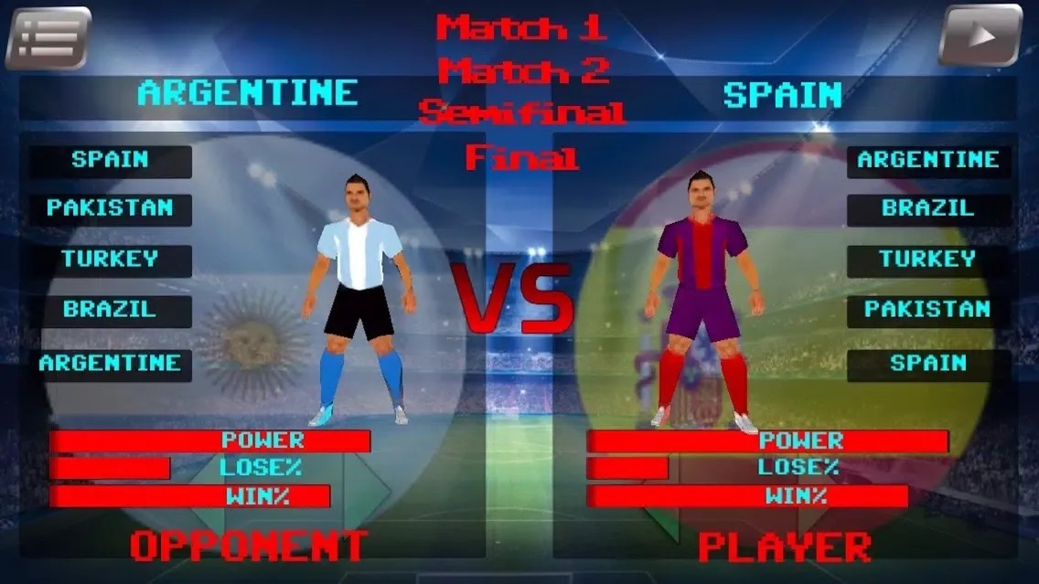 Capturas de pantalla de PRO FOOTBALL soccer league International 3D