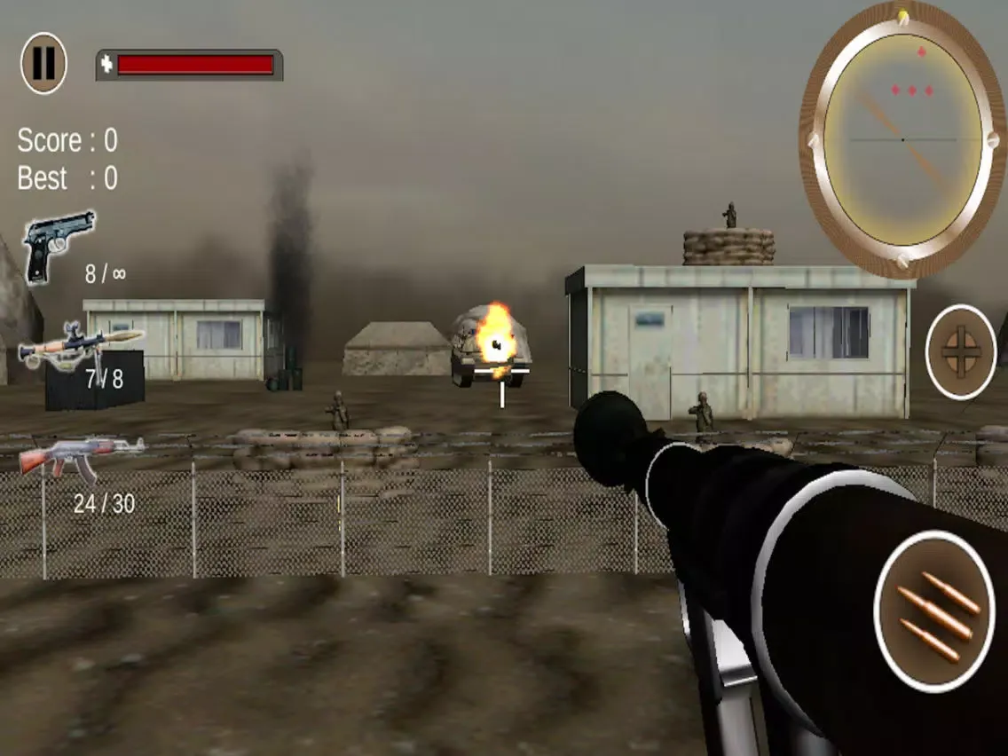 Скриншоты IGI Commando War Frontline Sniper Mountain War iPad 