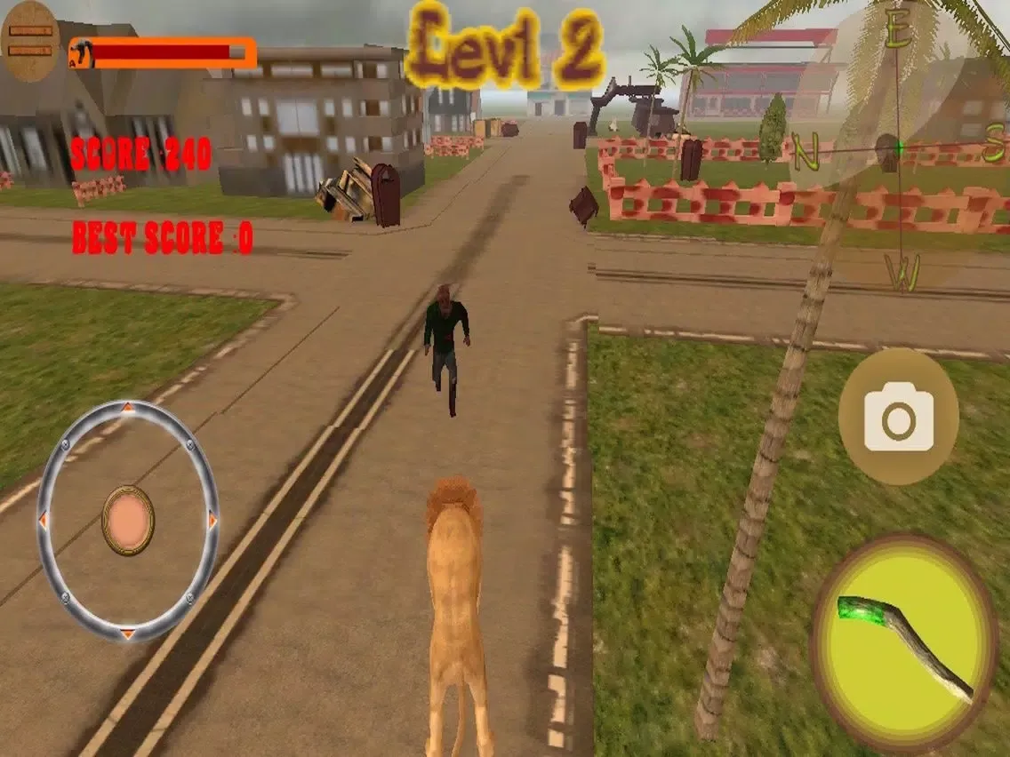 Captures d'écran de Lion VS Zombies Simulator Pro 3D iPad 