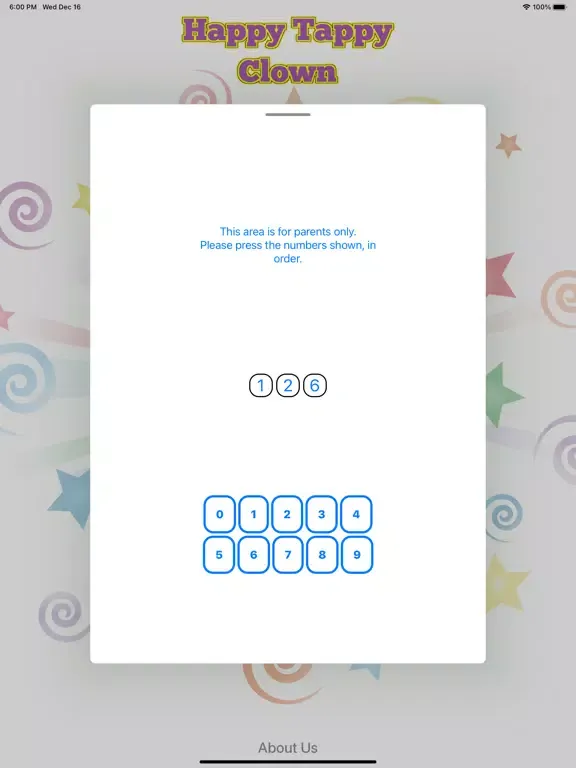 ภาพหน้าจอของ Happy Tappy Clown iPad 