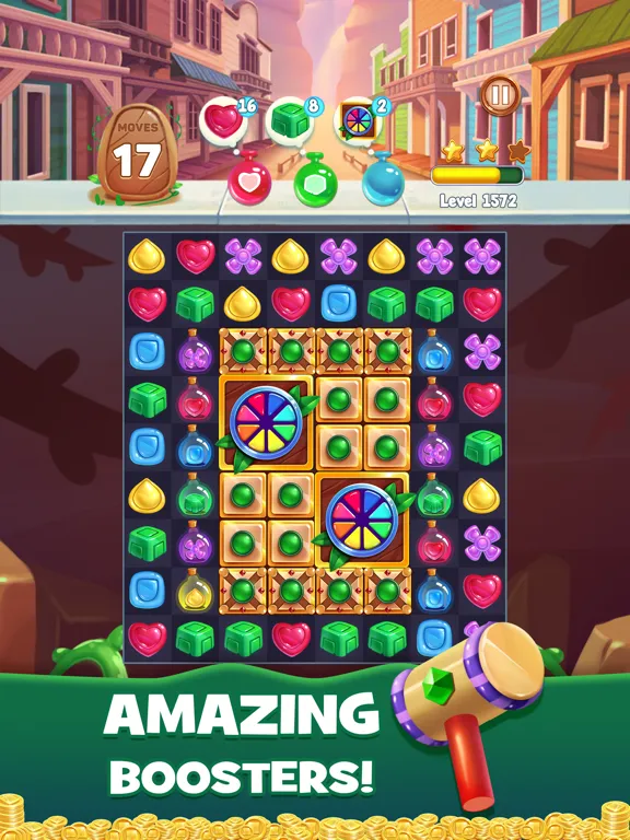 Capturas de pantalla de Gem Witch Magic iPad 