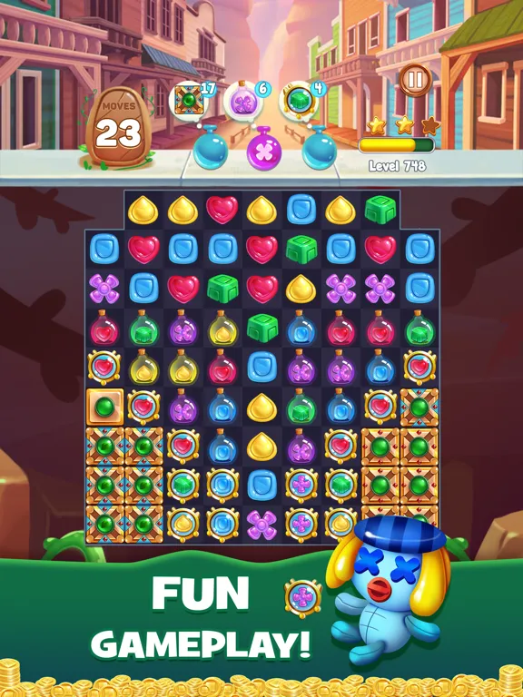 Capturas de pantalla de Gem Witch Magic iPad 