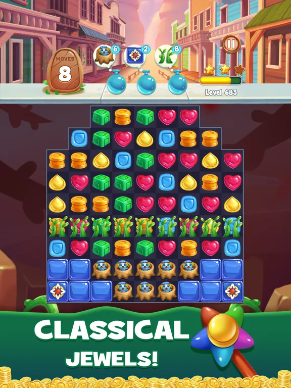 Capturas de pantalla de Gem Witch Magic iPad 