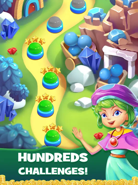 Capturas de pantalla de Gem Witch Magic iPad 