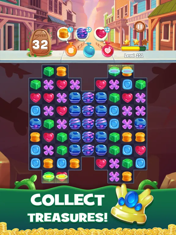 Capturas de pantalla de Gem Witch Magic iPad 