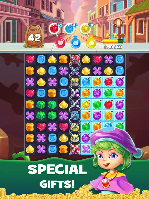 Capturas de pantalla de Gem Witch Magic iPad 