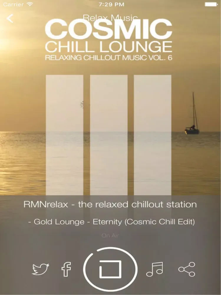 Capturas de tela do Relaxation & Meditation Radios iPad 
