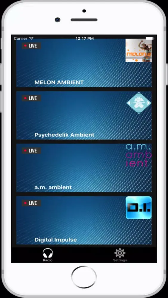 Capturas de tela do Relaxation & Meditation Radios