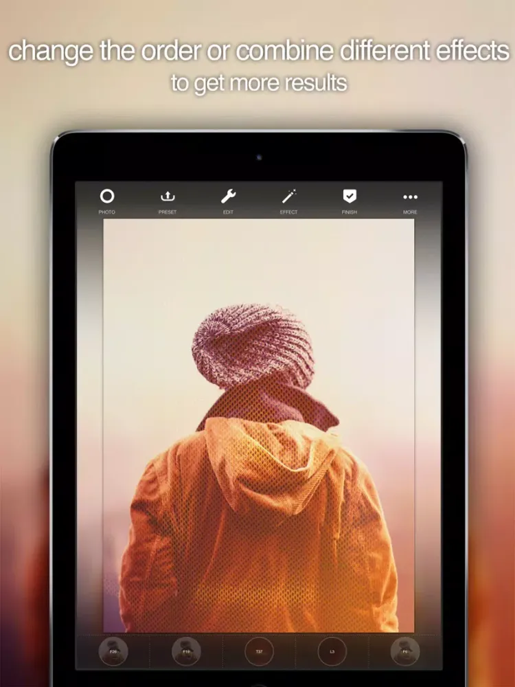 RetouchBox - mix your custom filter iPad  سکرین شاٹس