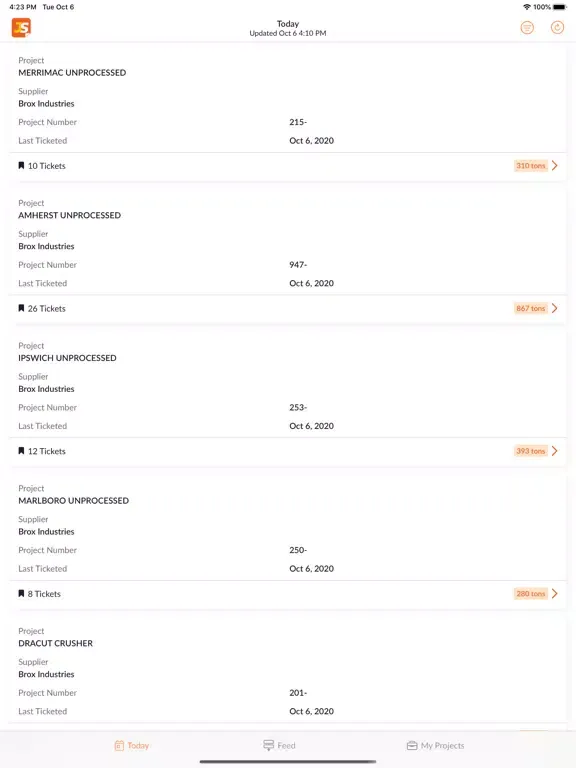 Captures d'écran de JOBslip iPad 