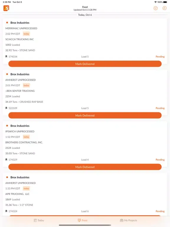 Captures d'écran de JOBslip iPad 