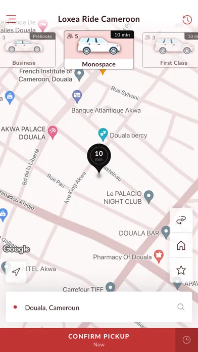 Ảnh chụp màn hình của Loxea Ride Cameroon
