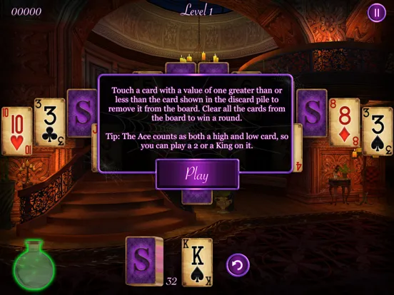 Haunted Mansion Solitaire iPad 应用截图