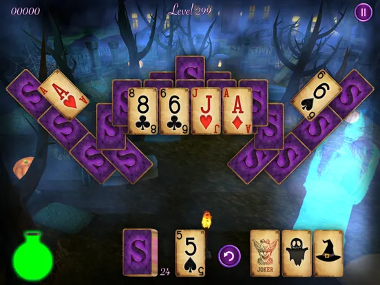 Haunted Mansion Solitaire iPad 应用截图