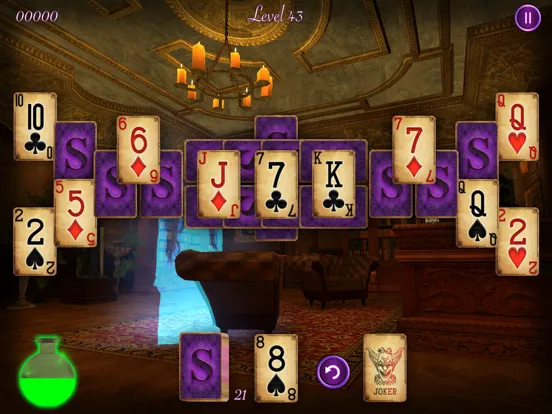 Haunted Mansion Solitaire iPad 应用截图
