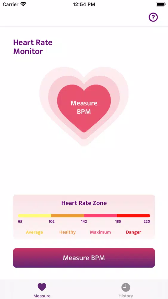 Instant Heart Rate Monitor Screenshots