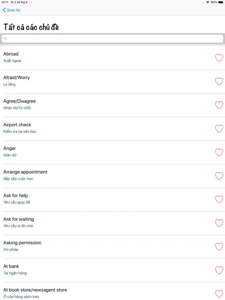 Capturas de pantalla de Common Speaking Sentences iPad 