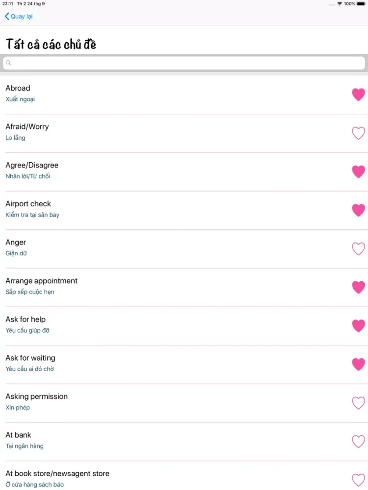 Capturas de pantalla de Common Speaking Sentences iPad 