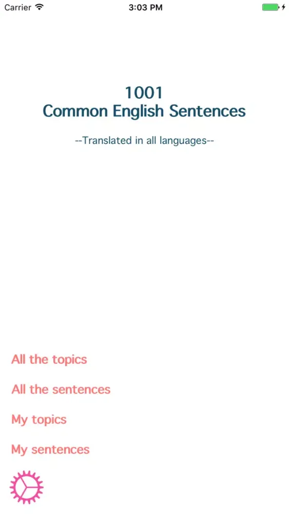 Capturas de pantalla de Common Speaking Sentences